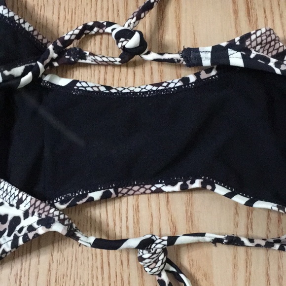 B43 Women 2Pc Smart & Sexy Swimsuit Bikini Animal Print Padded Size 34C Small - Picture 7 of 8